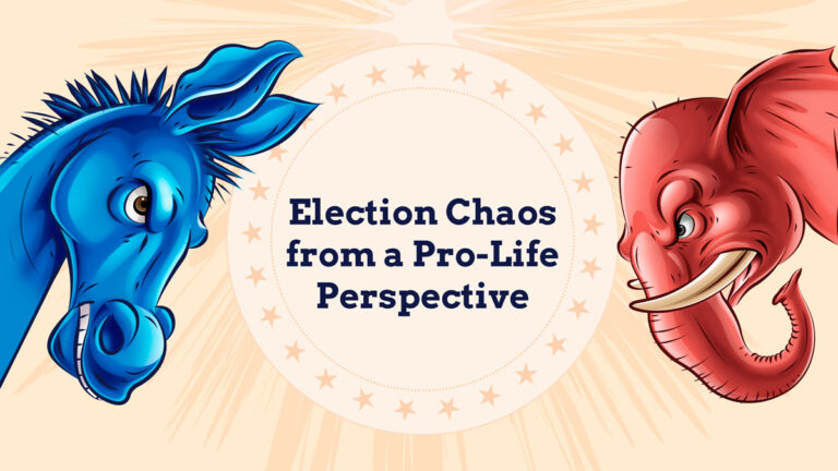 Presidential Election Chaos from a Pro-Life Perspective