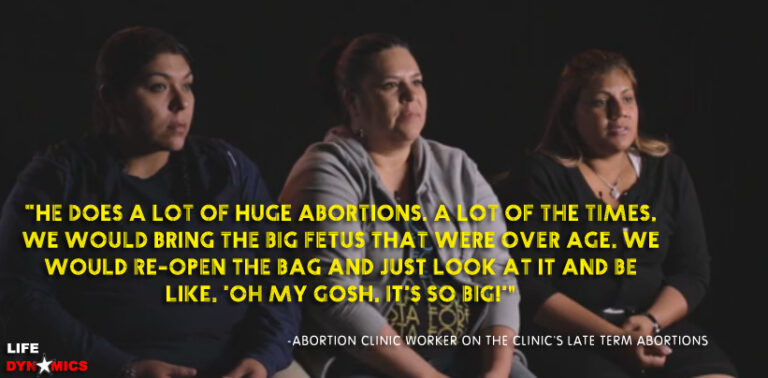 Abortion Clinic Employees, “Babies Born Alive Daily”
