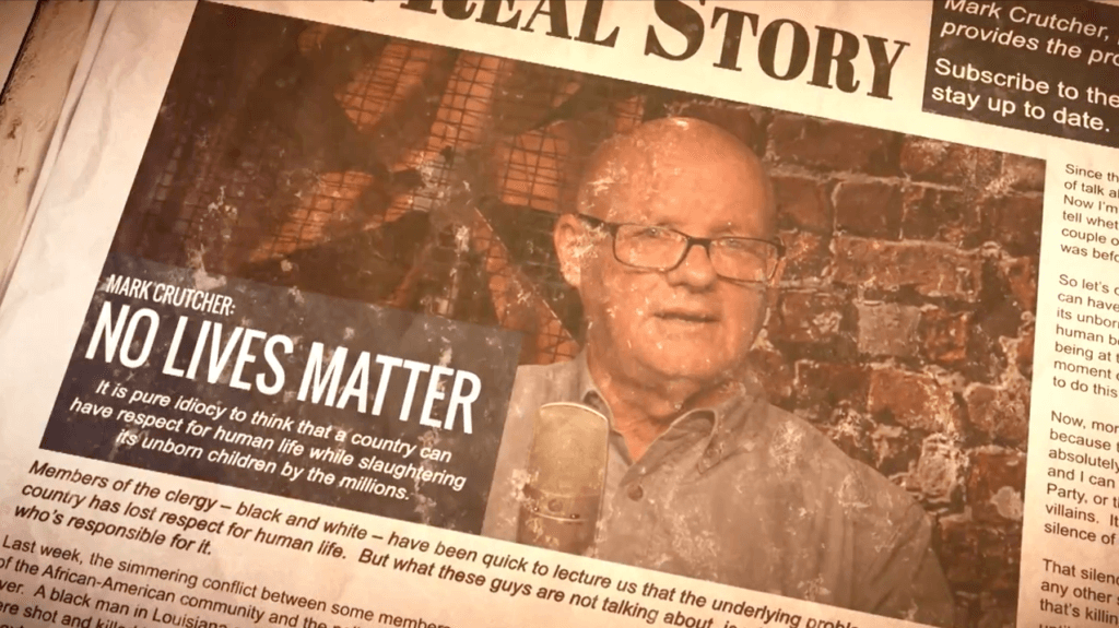 The Real Story: No Lives Matter. The Real Story is a video series by Life Dynamics Inc. A video on America's lack of respect for life.