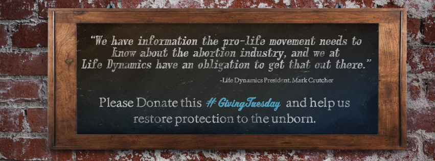 Please donate this #GivingTuesday and help us restore protection to the unborn.