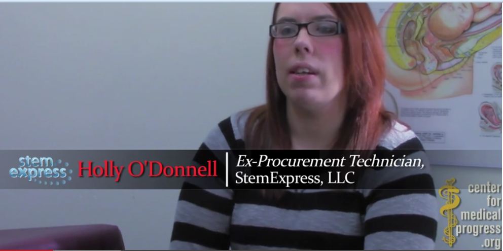 Holly Odonnell Stem Express Planned Parenthood