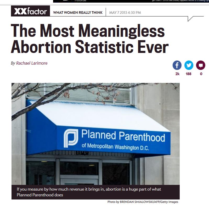 Screenshot of the article published by Slate in 2013.