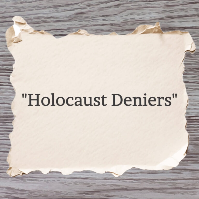 video #50 - Holocaust Deniers